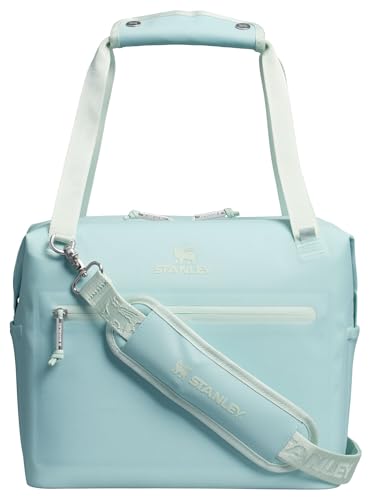Stanley All Day Julienne Soft Cooler Bag and Lunch Box | Insulated Travel Bag with Zipper | BPA-Free - color: Seafoam, style: Midi