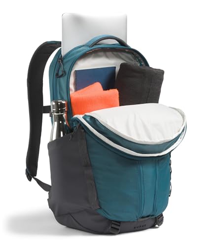 THE NORTH FACE Surge Commuter Laptop Backpack | Daypack With Water Repellent Finish, 16" Laptop Sleeve, Reflective Details - color: Space/Anthracite Grey, size: One Size