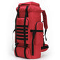 Hiking Backpack for Men 70L/100L Camping Backpack Military Rucksack Molle 3 Days Assault Pack for Climbing | Camping Backpack - color: 70l-red