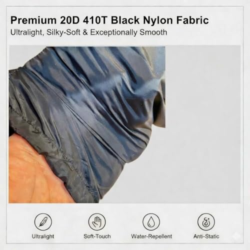 Ultralight Nylon Drawstring Bag Travel Storage Bag 5 Pcs - size: Medium