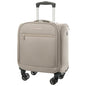 Verage Underseat Carry On Luggage with Wheels, 14.5-Inch Spinner Small Suitcase, Softside Lightweight Travel Bag for Men and Women, Airplane Carry On Bag, Pebble Gary - color: Pebble Grey, size: Basic Underseat