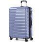 Coolife Expandable Large Checked Luggage with Spinner Wheels, Hard Shell Suitcase TSA Lock Rolling Travel Luggage 28-inch,Blue - color: blue, size: Large(28in)