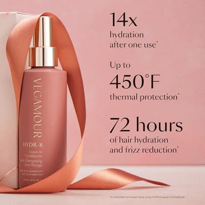 VEGAMOUR Hair Wellness Travel Essentials | Nourished, Healthier Looking Hair Gift Set | $81 Value