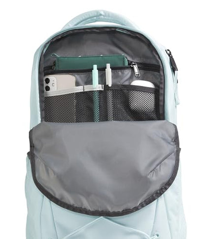 The North Face Women's Jester Everyday Laptop Backpack - Commuter Travel Bag, Laptop Sleeve, Water-Repellent, Ice Blue/TNF Black, One Size - color: Ice Blue/Tnf Black