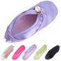 Ballet Dance Shoe Makeup Bag For Little Girls, Ballerina Slipper Makeup Pouch Bag, Ballet Pointe Shoes Gifts (Purple) - color: Purple