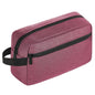 Icramsy Travel Toiletry bag Toiletry bag for women men Hanging Cosmetic bag Travel accessories for Women Men (Purplish red) - color: Purplish red