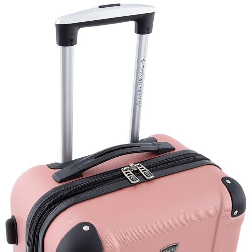 Travelers Club Chicago Hardside Expandable Spinner Luggage, Rose Gold, 22" Carry-On - color: Rose Gold, size: 22" Carry-On