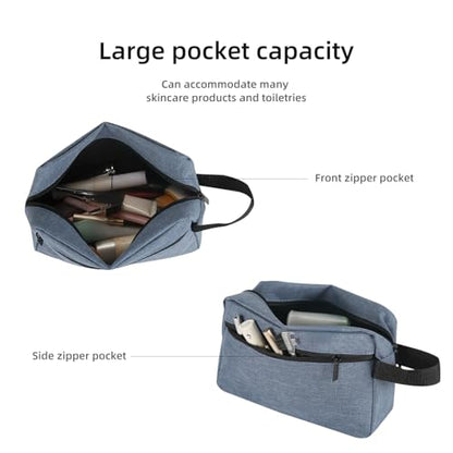 Icramsy Travel Toiletry bag Toiletry bag for women men Hanging Cosmetic bag Travel accessories for Women Men (Blue) - color: Blue
