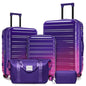 LARVENDER Luggage Sets 5 Piece Hardside Expandable Suitcase with Wheels Lock,PC+ABS Hardside Lightweight Rolling Suitcase for Women and Men,Midnight Berry - color: Midnight Berry, size: 5 Piece Set (20/24/28/DB/TB)