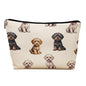 Cavapoo Dog Makeup Bag, Cavapoo Lovers Gifts Cosmetic Bag for Women, Dog Mom Lovers Owner Gifts for Women Christmas, Pet Lover Gift Zipper Travel Makeup Pouch for Purse - color: cavapoo