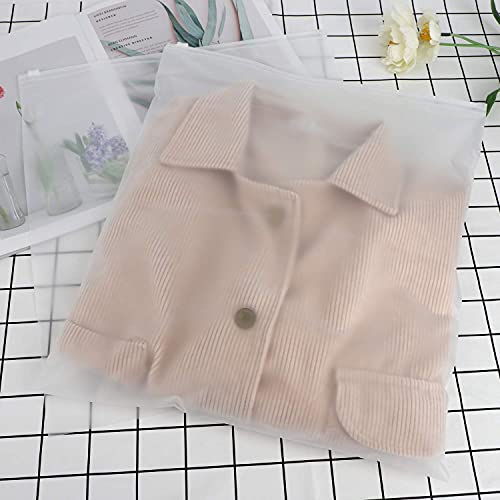 Large Ziplock Bags for Storage, 100pcs 14x16 inch Thick Bikini Bags T Shirt Bags Swimsuit Bags Plastic Zip Bags, Plastic Mailing Bags Poly Bags for Shipping Bags for Clothes, with Vent Holes - size: 14x16"