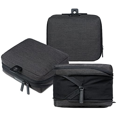 Nordace Travel Packing Organizers Set for Men and Women - 2x Packing Cubes & 1x Wash Pouch - Durable & Water Resistant (Black) - color: Black