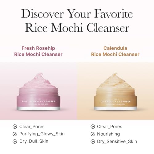 Arencia Rice Mochi Facial Cleanser Gift Set, 6 Varieties, 0.52 oz each - travel size, Korean skin care, holiday gift set, Stocking stuffers