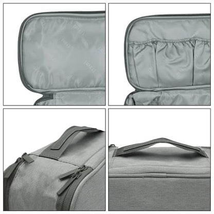 Portable Underwear Bra Storage Bag Waterproof Travel Organizers Multi-Layer Toiletry Packing Cube - color: new-grey