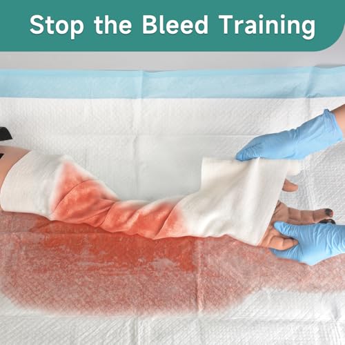 Wearable Wound Packing Arm Trainer, Partial Arm Amputated Simulation Kit for Medical Training, Emergency Trauma Assessment Practice Set - style: Arm