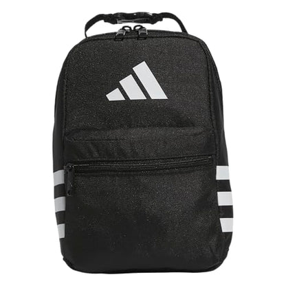 adidas Kids Santiago Lunch Bag – Insulated Cooler Lunchbox for Girls & Boys, 8L, Twill Grey/Grey/Rose Gold/4, One Size - color: Twill Grey/Grey/Rose Gold/4