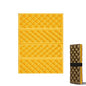 FOCHIER F Stadium Seat Pad, Camping Foam Pad, Foldable Z Stadium Seat Cushion Insulated Sitting Pad for Camping Backpacking Stadium Outdoor Picnic, Hiking, Mountaineering,Bleachers - color: Yellow-1PC