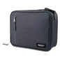 PackIt(R) Freezable Classic Lunch Box, City Charcoal, Built with EcoFreeze(R) Technology, Collapsible, Reusable, Zip Closure With Front Pocket and Buckle Handle, For Work Lunch - color: City Charcoal