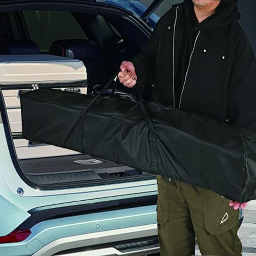 Oversized Hammock Storage Bag Heavy Duty Hammock Cover - 62''L x 10''W - Portable Steel Hammock Stand Carrying Bag with Strap Carry Holder - Durable and Waterproof, Black