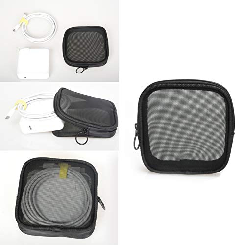 patu Mesh Travel Toiletry Bag, Transparent Standing Pouch, Portable Shaving Washing Kits Organizer, Personal Care Trip Case, 4 Packs, Size S, Black - size: S, Black (4 pcs)