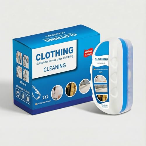 Instant Down Jacket Cleaner Pen & Wipes | Erases Tough Stains from Drinks, Oil, Sweat & More | Portable No-Rinse Spot Cleaning Kit for Coats & Outerwear, Saves from Costly Washes