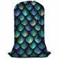 Swono Animal Skin Laundry Bags for Travel, Home, Camping and Gym 3D Print Seamless Texture of Dragon Scales 28" x 40", Football Grid Oxford Cloth - color: Animal Skin