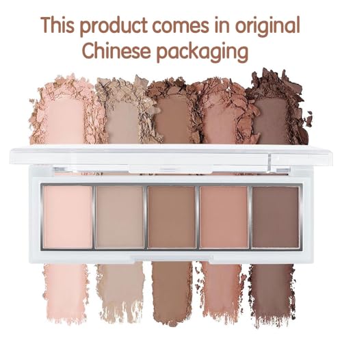 Matte Eyeshadow Palette,Peach Nude Neutral Eye Shadow,Rosy Beige Taupe Brown Eyeshadow,Soft Blendable Natural Makeup,Long Lasting Waterproof Eyeshadow for Daily Office Soft Glam Look,Sombra de Ojos 02 - color: B02