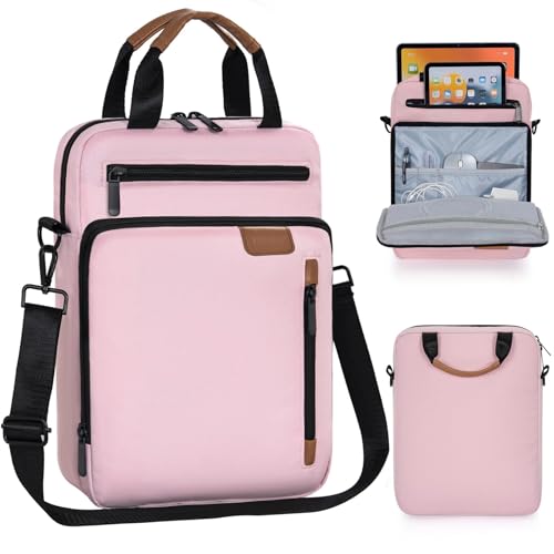 9-11 Inch Tablet Sleeve Bag, Padded Protective Travel Carrying Case for iPad A16 2025, iPad Air M4 11-inch 2026 M3 M2, iPad Pro M5/M4 11 inch, iPad 10/9/8/7th, Galaxy Tab A9+/S9/S8 11" - color: Pink, size: 9-11 Inch