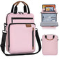 9-11 Inch Tablet Sleeve Bag, Padded Protective Travel Carrying Case for iPad A16 2025, iPad Air M4 11-inch 2026 M3 M2, iPad Pro M5/M4 11 inch, iPad 10/9/8/7th, Galaxy Tab A9+/S9/S8 11" - color: Pink, size: 9-11 Inch