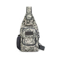 Sling Bag Crossbody Backpack for Men,Handiness Skiing Sling Bag, Lightweight Daypack for Hiking Travel (Camouflage 2) - color: Camouflage 2
