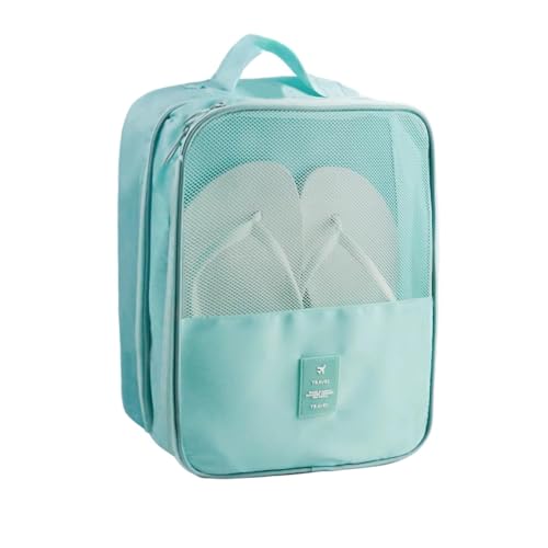 Shoe Bags for Travel,Shoe Bag Holds 3 Pair of Shoes,Shoe Storage Pouch for Travel and Daily Use,Shoe Organizer Travel Essentials for Packing in Suitcase,Waterproof - size: Sky Blue