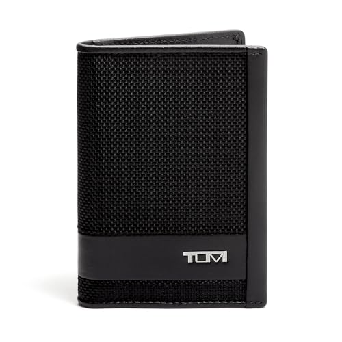 Tumi 01192274 ALPHA SLG Multi-Window Card Case Official Genuine Product, Black, One Size