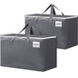 BlissTotes Large Moving Boxes and with Zippers & Handles Moving Supplies with lids, Heavy Duty Totes for Storage Bags for Space Saving, Fold Flat, Moving and Storing 125L, 2 Pack - size: 125L-2 Packs