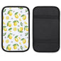 Car Armrest Box Pad Yellow Fruits Green Leaves Lemon Floral, Universal Style Waterproof Center Console Cover, Arm Rest Cushion Pads for SUV, Truck - color: Picture (76)