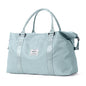 Sport Travel Duffle Bag Large Gym Tote Bag for Women, Weekender Carry on Bag for Airplane, Ladies Beach Overnight Bag Waterproof Luggage Bag with Wet Pocket - color: Blue