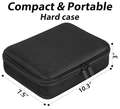 8 slots watch storage box, portable hard watch travel box, watch storage display storage box, padded watch portable box for watches - size: 8 Slots