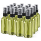 Wedama Spray Bottle, 4 oz Fine Mist Glass Spray Bottles, Little Refillable Liquid Containers for Watering Flowers Cleaning (16 Pack Olive Green) - color: Olive Green, size: 4 Ounce (Pack of 16)