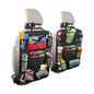 2PCS Car Backseat Organizer, Oxford Car Back Seat Protecter Kick Mat with Touch Screen Tablet Holder, Waterproof Automotive Seatback Storage Bag with Multi Functional Pockets (Regular Style) - color: Regular Style