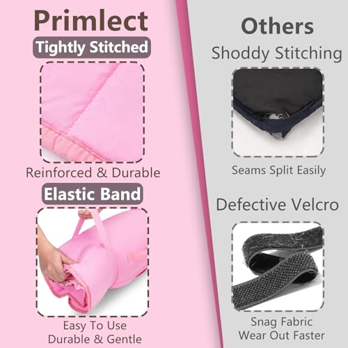 Primlect Toddler Nap Mat with Removable Pillow and Fleece Blanket, Extra Large 55''x35'' Sleeping Bag, Washable, Light, Easy to Roll up, Perfect for Daycare, Preschool, Kindergarten, Travel - color: Mermaid