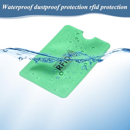24 PCS RFID Blocking Sleeves for Credit Cards & Passports, 4 Passport Holders & 20pcs Credit Card Protector Sleeves for Travel, Protect Your Credits, Debit, and ID Cards