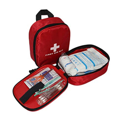 Nylon First Aid Kit Empty, Travel Empty First Aid Kit Pouch Bag for Emergency at Home, Office, Car, Outdoors, Boat, Camping, Hiking(Bag Only) - size: 6.7 x 5.1 x 2.1 Inch