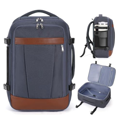ECOHUB 19" Travel Backpack for Men Women 19x7.1x12.6 Spirit Airlines Personal Item Bag Backpack with Wet Compartment,Grey - color: Grey