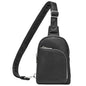 INICAT RFID Blocking Sling Bag, Anti Theft Crossbody Bag for Women Compact Travel Purses Leather - color: Black