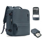 VGCUB Travel Backpack for Women Men for Spirit Airlines Personal Item Bag 18x14x8 Inches Laptop College Waterproof Carry on Flight Approved Work Backpack Mochila de Viaje, Large Grey Blue - color: Pure Grey Blue, style: X-large