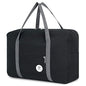 For Spirit Airlines Personal Item Bag Foldable Travel Duffel Bag Tote Carry on Luggage Duffle Overnight for Women and Men - color: 1112 Black
