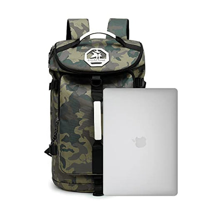 Kalesi Gym Duffle Bag Backpack 4-Way Waterproof with Shoes Compartment for camouflage travel Sport Hiking laptop (camouflage) - color: Camouflage