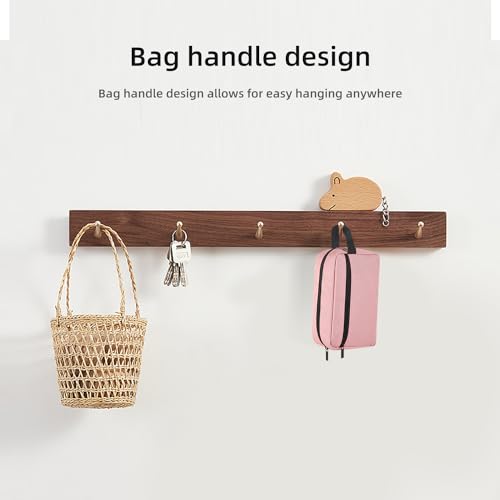 Icramsy Travel Toiletry bag Toiletry bag for women men Hanging Cosmetic bag Travel accessories for Women Men (Pink) - color: Pink