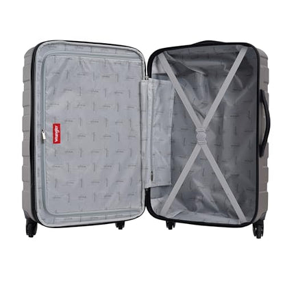 Wrangler 4 Piece Miami Luggage and Packing Cubes Set, Desert Taupe - color: Desert Taupe, size: 4 Piece Set