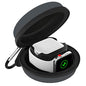 MoKo Storage Box Compatible with Apple Watch Series 11/10/9/8/7/6/5/4/3/2/1/SE3/SE2/SE, Portable Protective Travel Bag Fit iWatch 38mm 40mm 41mm 42mm 44mm 45mm 46mm Airpods Pro/3/2/1, Space Gray - color: Space Gray