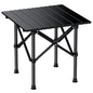 EYPINS Ultralight Camping Table Foldable - Small Beach Table, No-Wobble, 3.7 lbs Portable Compact with Carry Bag,Carbon Steel Outdoor Side Table for Backpacking, Picnic BBQs, Cooking